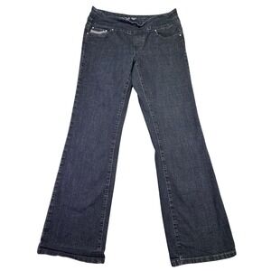 Ethyl Jeans Women's Size 8 Classic Dark Wash Rhinestone Pocket Bootcut Western